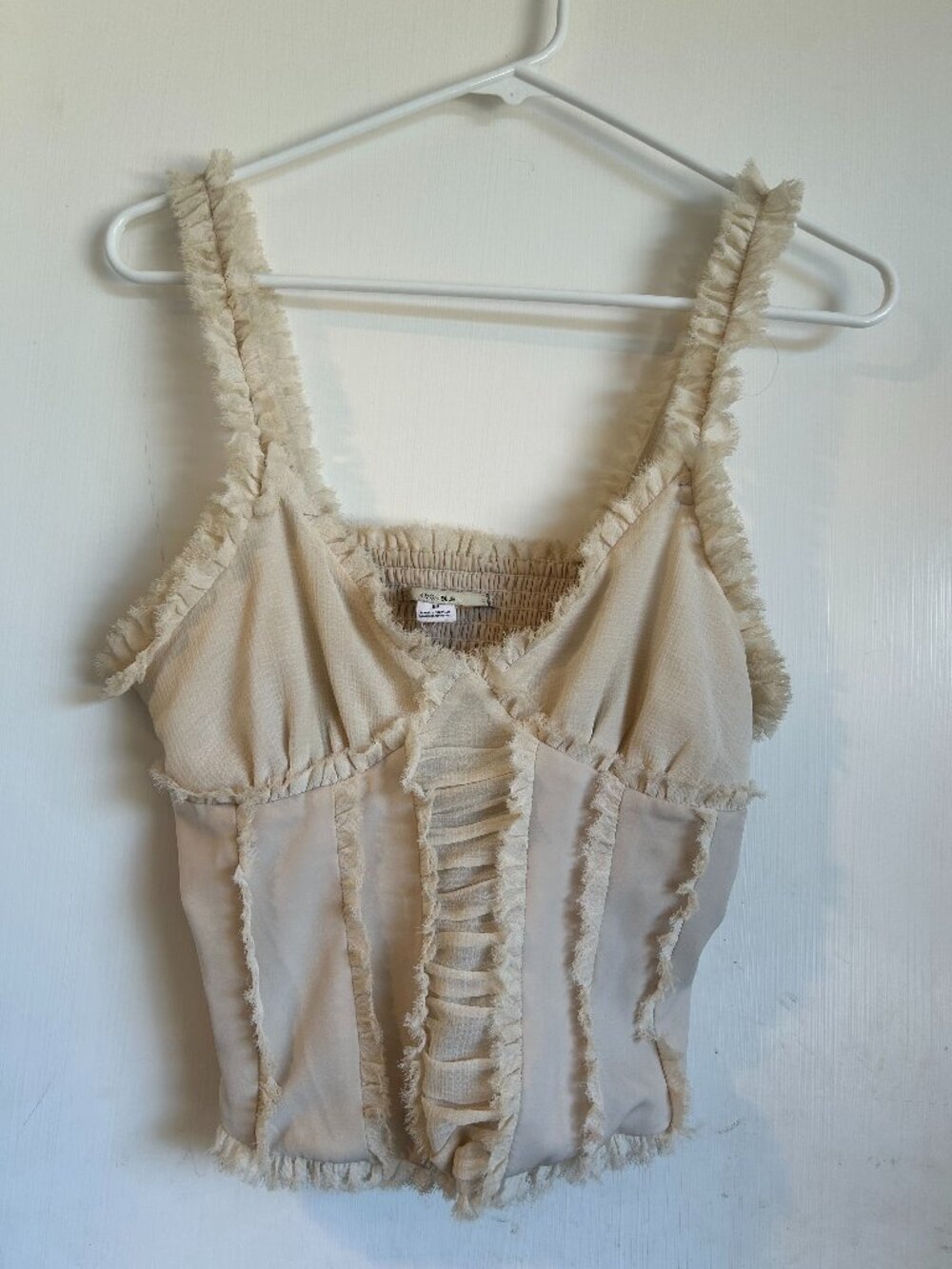 Kimchi Blue - Cream Corset Top